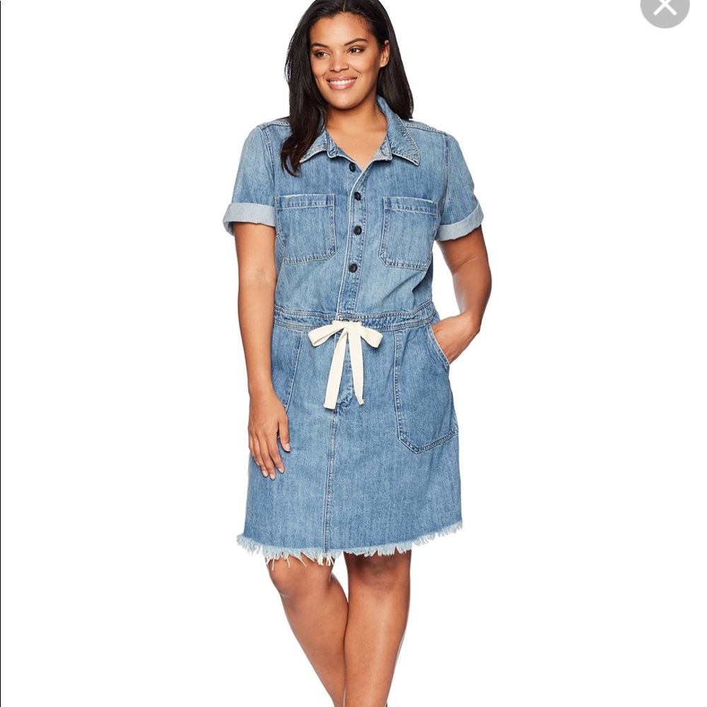 Lucky Brand denim dress. Size 1X